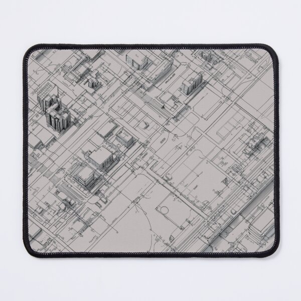Item preview, Complex Architectural City Grid designed and sold by Mochasgoods.