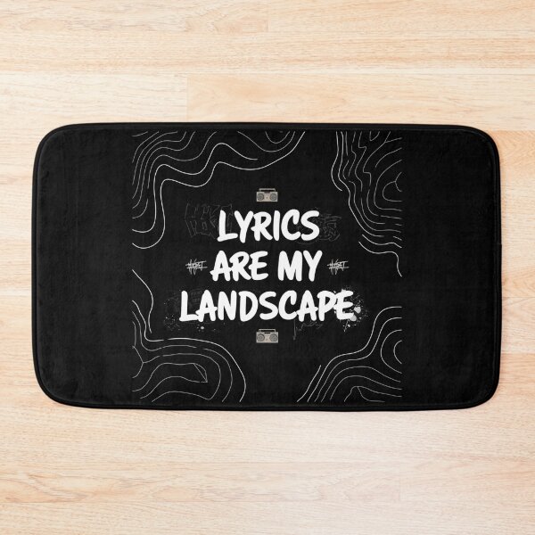Item preview, Lyrics are my Landscape designed and sold by RadDeck.