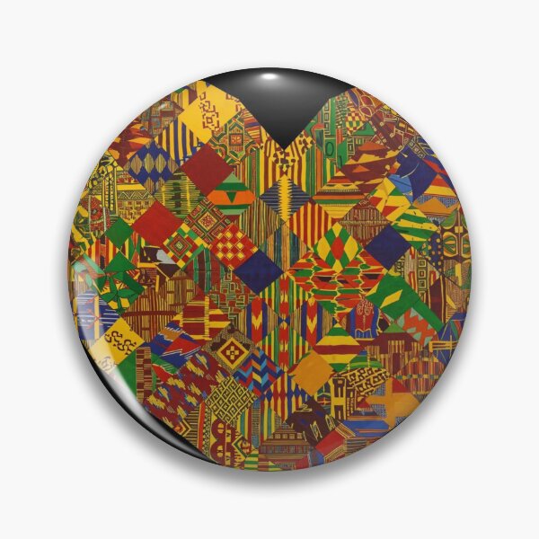 Item preview, African Pride Kente Heart | Black Culture Fashion designed and sold by Collision19.