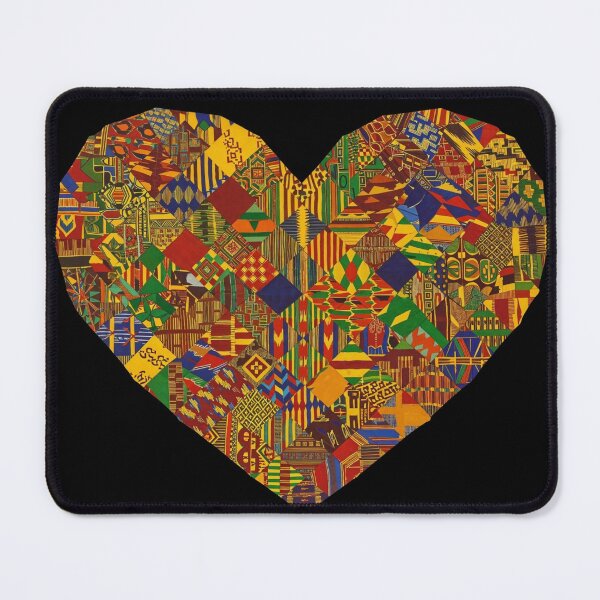 Item preview, African Pride Kente Heart | Black Culture Fashion designed and sold by Collision19.