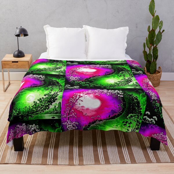 Item preview, Pink Sun and Green Moon Ying Yang designed and sold by Earth Nature Creations.
