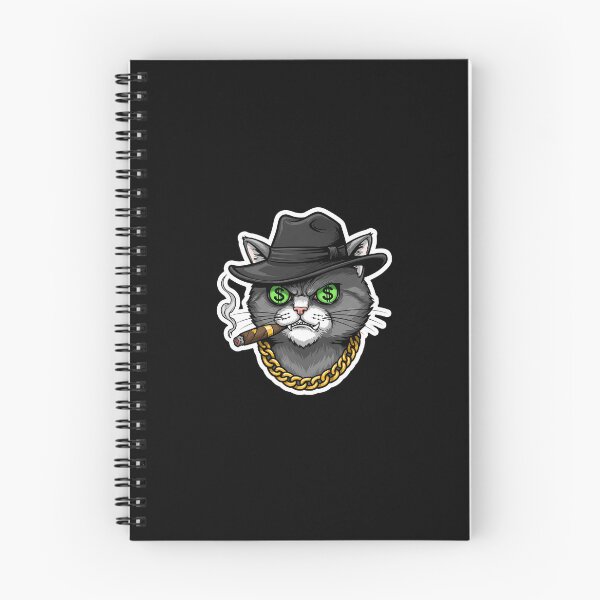 Item preview, Badass Cat Crime Lord – The Purrfect Underworld Ruler designed and sold by Meow Cat.