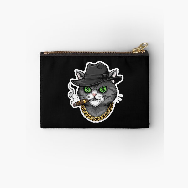 Item preview, Badass Cat Crime Lord – The Purrfect Underworld Ruler designed and sold by Meow Cat.