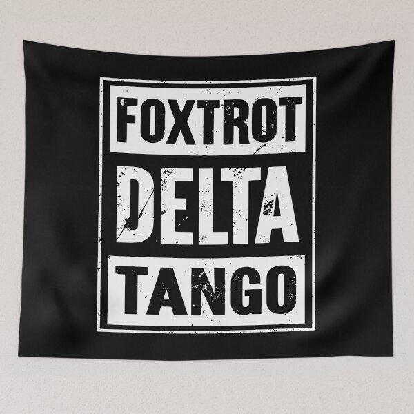 Item preview, Foxtrot Delta Tango FDT Stickers designed and sold by EthosWear.