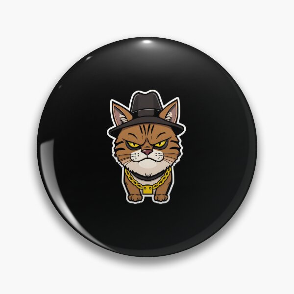 Item preview, Badass Cat Street Hustler – Thug Life Kitty Vibes designed and sold by Meow Cat.