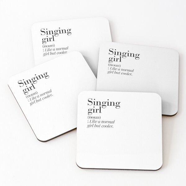 Item preview, Singing Girl Definition - Funny Singing Lover designed and sold by Watsonarts.