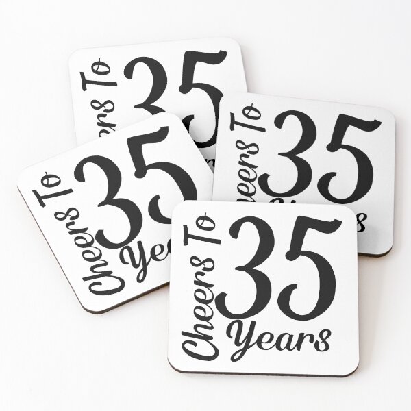 Item preview, Cheers to 35 Years | 35th Birthday Celebration | Anniversary designed and sold by highflycrafts.