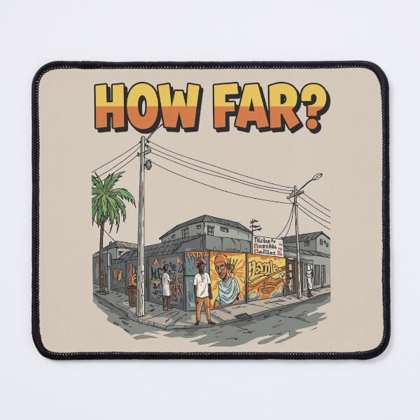 Item preview, HOW FAR? Nigerian Street Art Design | Afro-Urban Aesthetic designed and sold by Collision19.