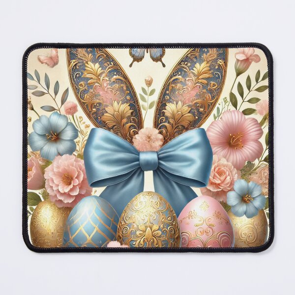 Item preview, Elegant Easter Bunny & Floral Mom’s Gift designed and sold by Baharaby.