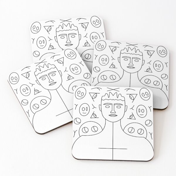 Item preview, Fragmented self with symbolic and geometric elements designed and sold by estebansequeira.
