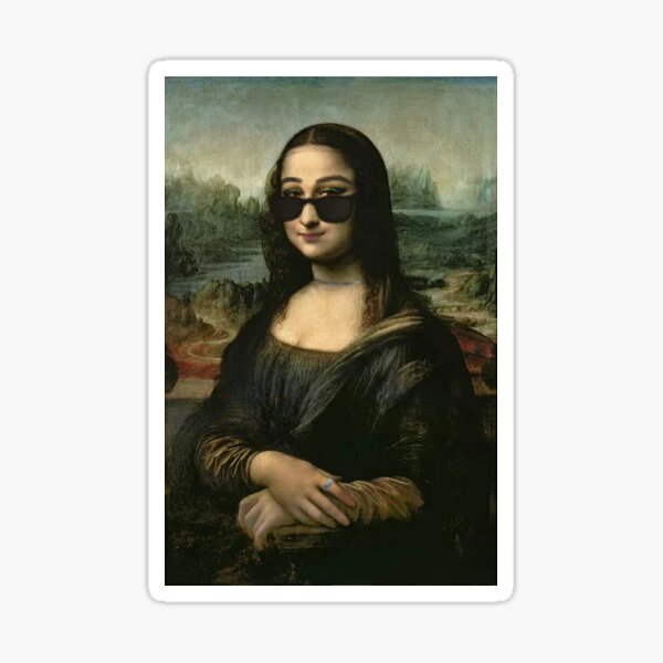 Item preview, Chill Mona Lisa designed and sold by doodle4urnoodle.
