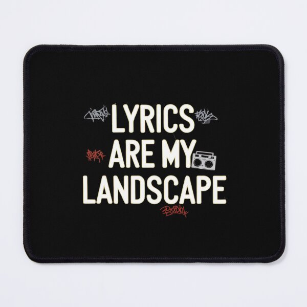 Item preview, Lyrics are my Landscape designed and sold by RadDeck.
