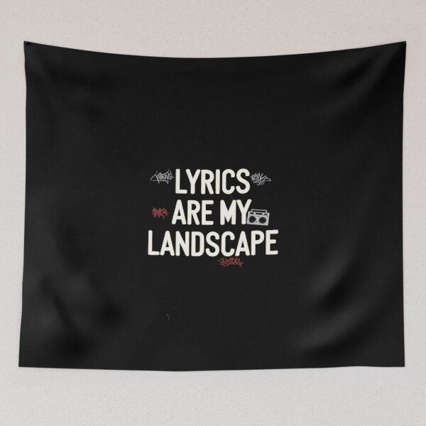 Item preview, Lyrics are my Landscape designed and sold by RadDeck.