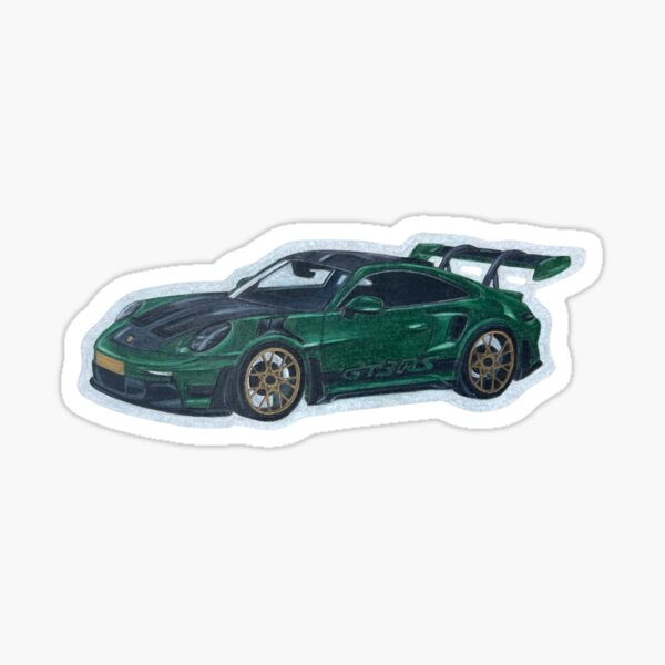 Vista previa del artículo con la obra «Porsche Esmeralda», diseñado y vendido por kirasyko.