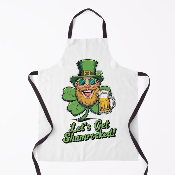 Item preview, Let’s Get Shamrocked Drunk Retro Shamrock designed and sold by BobilandStore.