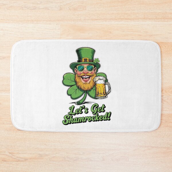 Item preview, Let’s Get Shamrocked Drunk Retro Shamrock designed and sold by BobilandStore.