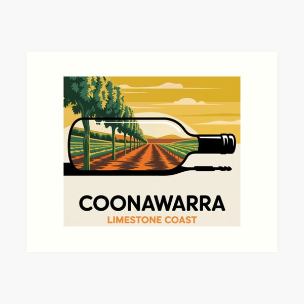 Item preview, Coonawarra Wine region  designed and sold by Random Designs.