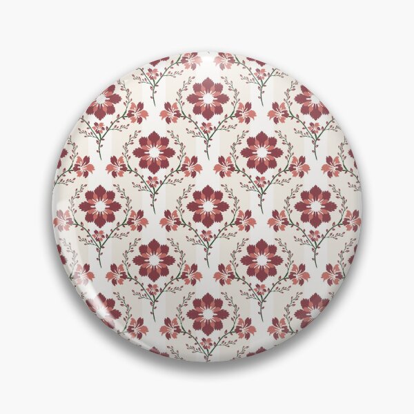 Artikelvorschau, Bunte rote Streifen elegante tropische Boho Wildblumen wunderliches Muster entworfen und verkauft von BWDecorPattern.
