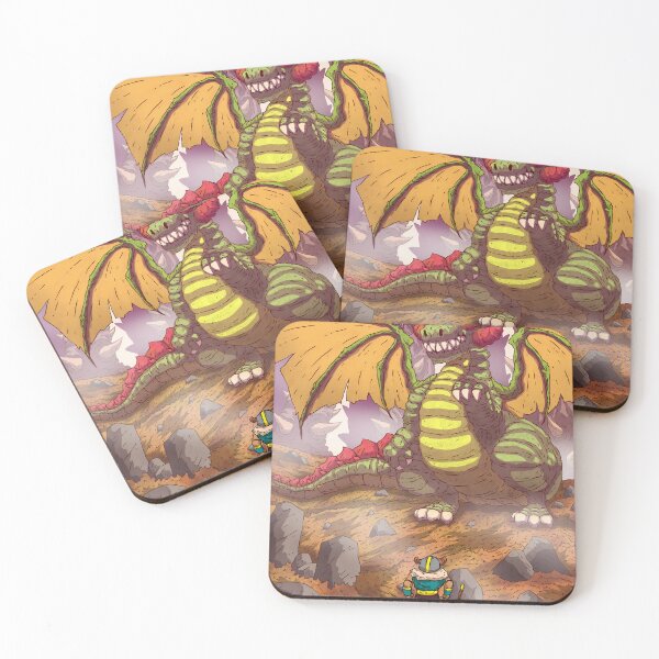 Item preview, Epic Standoff: Warrior Faces Majestic Dragon in Thorny Forest designed and sold by D-CARNIVAL.