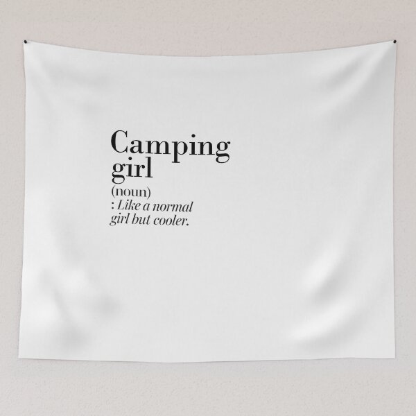 Item preview, Camping Girl Definition - Funny Camping Lover designed and sold by Watsonarts.