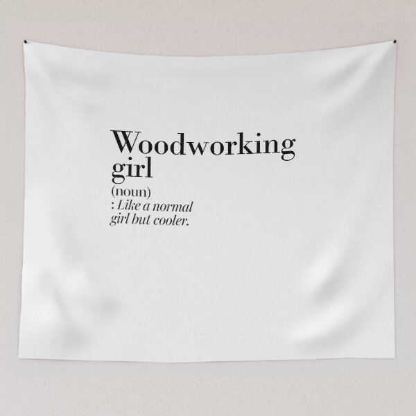 Item preview, Woodworking Girl Definition - Funny Woodworking Lover designed and sold by Watsonarts.