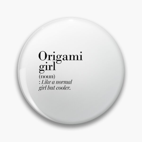 Item preview, Origami Girl Definition - Funny Origami Lover designed and sold by Watsonarts.