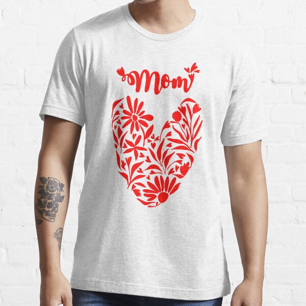 Item preview, Mother's heart with flower pattern to give as a gift designed and sold by YaninaArcoiris.