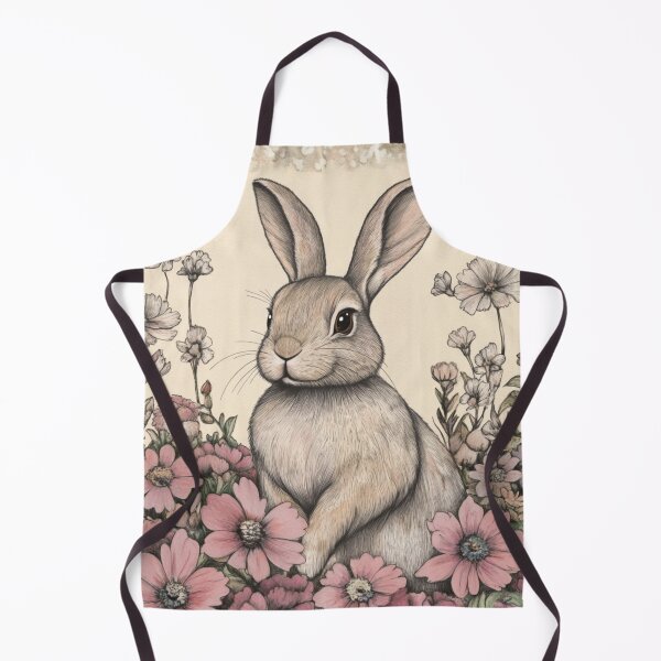 Item preview, Easter Bunny in Floral Garden designed and sold by WinfinityStudio.