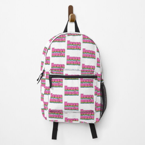 Item preview, HOUSE MUSIC - Staged Gradient Vibes (pink/blue) designed and sold by Discothreadz.