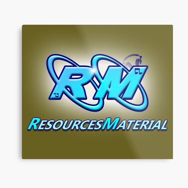 Aperçu de l'œuvre Logo RM : thème jaune foncé créée et vendue par RᴇsᴏᴜʀᴄᴇsMᴀᴛᴇʀɪᴀʟ.