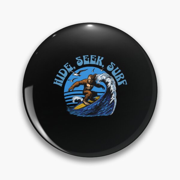 Item preview, Hide Seek Surf Fun Adventure Bigfoot Sasquatch designed and sold by CJC Designs.