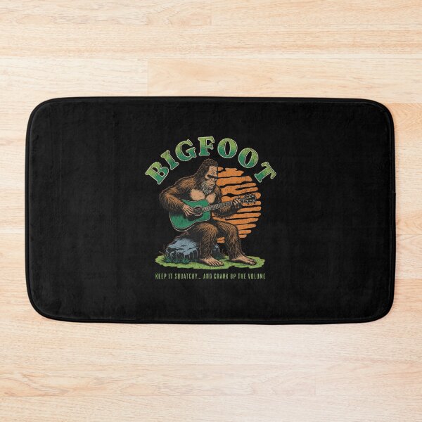 Item preview, Bigfoot Playing Guitar Keep It Squatchy designed and sold by CJC Designs.