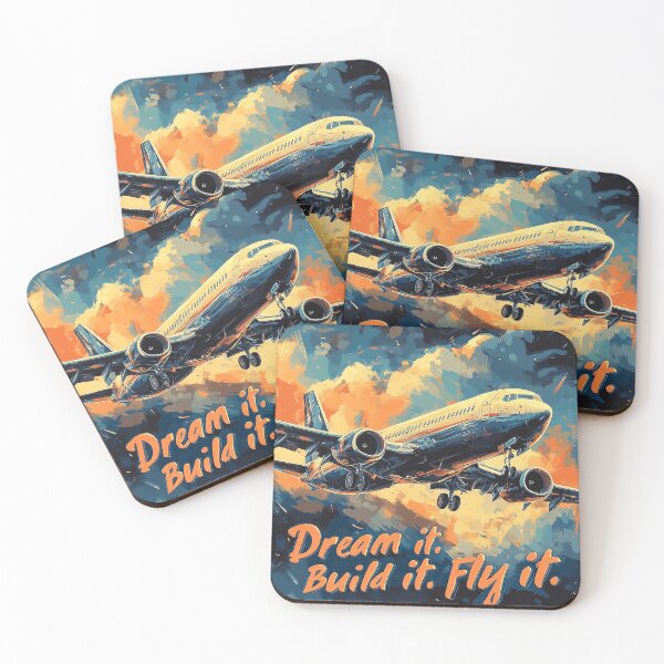 Item preview, "Dream It. Build It. Fly It." Commercial Airliner designed and sold by Mochasgoods.