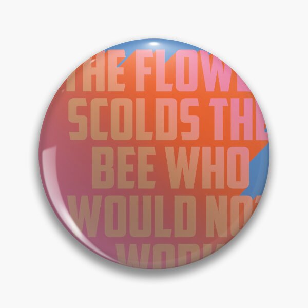 Item preview, THE FLOWER SCOLDS THE BEE WHO WOULD NOT WORK designed and sold by The Turbulent Architect.
