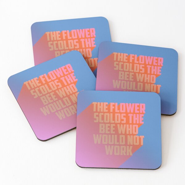 Item preview, THE FLOWER SCOLDS THE BEE WHO WOULD NOT WORK designed and sold by The Turbulent Architect.