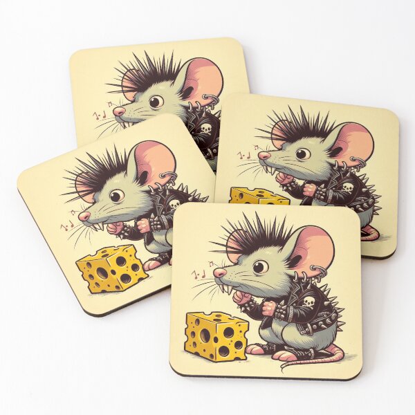 Item preview, Punk & Cheese: Rebel Mouse Riffs designed and sold by Sparkle Panda.