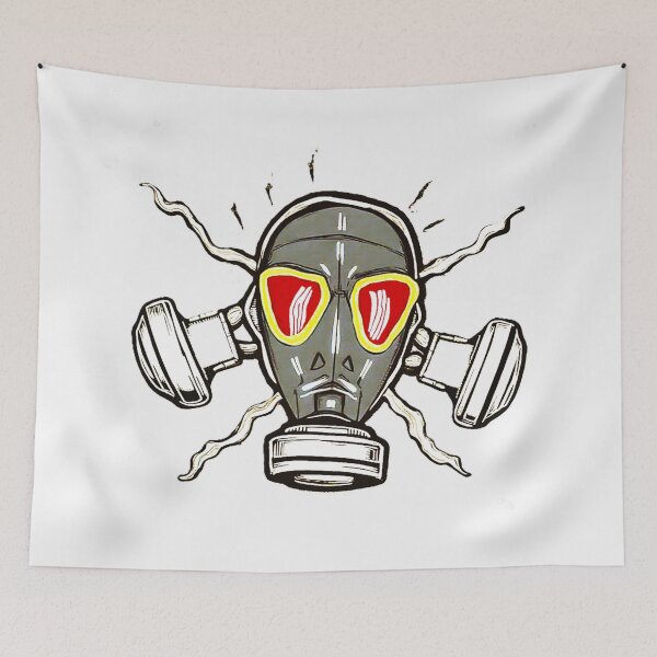 Item preview, Toxic Vision: Apocalyptic Gas Mask Art designed and sold by Dark-Circuit-Haven.