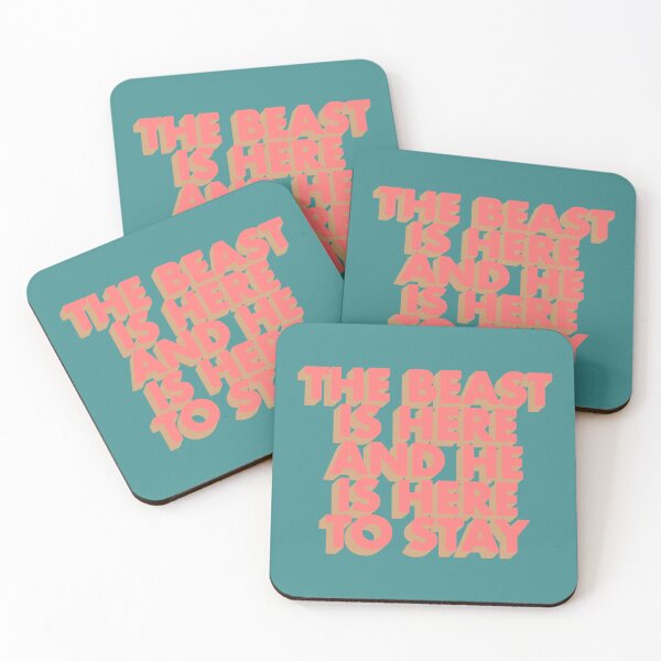 Item preview, THE BEAST IS HERE AND HERE TO STAY designed and sold by The Turbulent Architect.