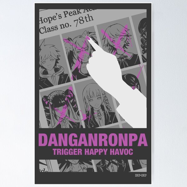 Item preview, Danganronpa Trigger Happy Havoc designed and sold by SnipSnipArt.
