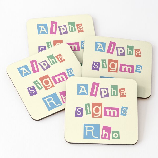Item preview, Alpha Sigma Rho Colorful Blocks designed and sold by TXSTSwanShop.