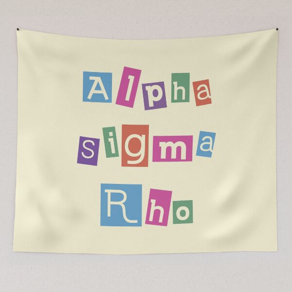 Item preview, Alpha Sigma Rho Colorful Blocks designed and sold by TXSTSwanShop.