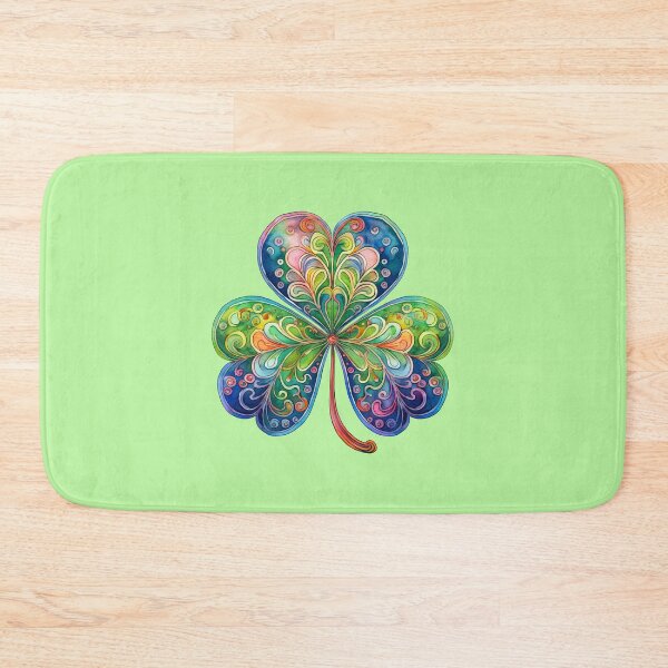Item preview, St. Patrick’s Day Lucky Watercolor Shamrock designed and sold by Olive and Lily Delights.