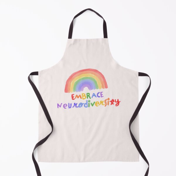 Item preview, Embrace Neurodiversity Autism Awareness Rainbow designed and sold by PeuCamposF. Inspyre.