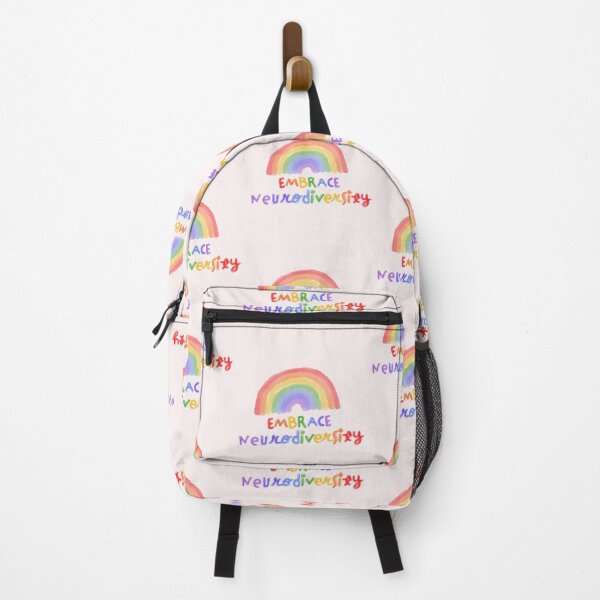 Item preview, Embrace Neurodiversity Autism Awareness Rainbow designed and sold by PeuCamposF. Inspyre.