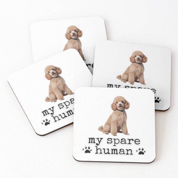 Item preview, Funny Toy Poodle "My Spare Human" Design – Cute Dog Lover Gift designed and sold by Fredster1966.