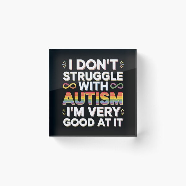Item preview, Autism Strength & Pride – I Don’t Struggle, I’m Good At It designed and sold by Dazai_shop⭐⭐⭐⭐⭐.