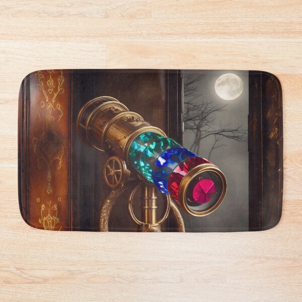 Item preview, Retrofuturistic Steampunk Sky Telescope designed and sold by VidyoeDesigns67.