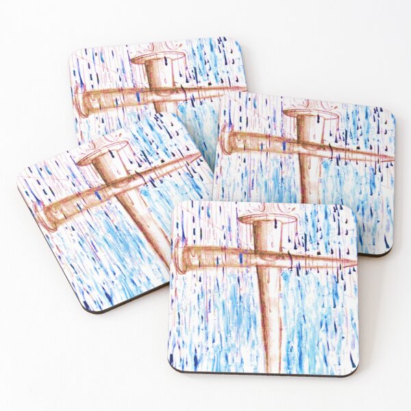 Item preview, Two Nails - Cross  designed and sold by MyBottomShelf.