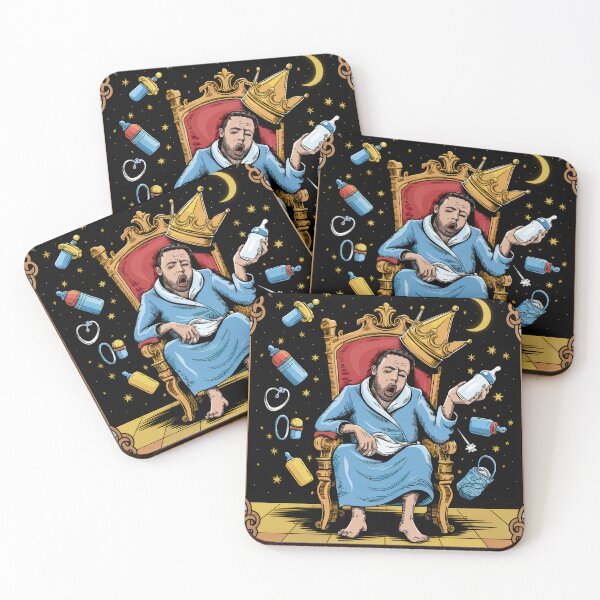 Item preview, The New Dad , Funny Tired Father Tarot Card Design   designed and sold by Dazeville Studio1541 .