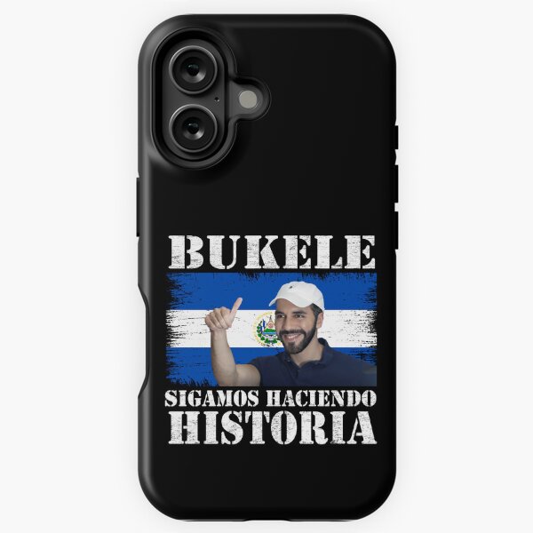 Vista previa del artículo con la obra «Bukele – Sigamos Haciendo Historia», diseñado y vendido por El Alkimizta Art Store.